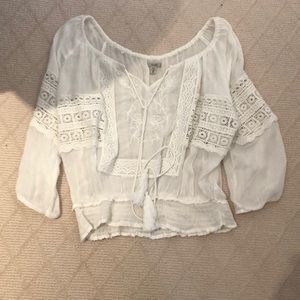 Ecoté cropped blouse